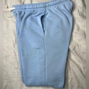 Baby Blue Womens/Juniors Sweatpants “SELF LOVE CLUB” Sz S